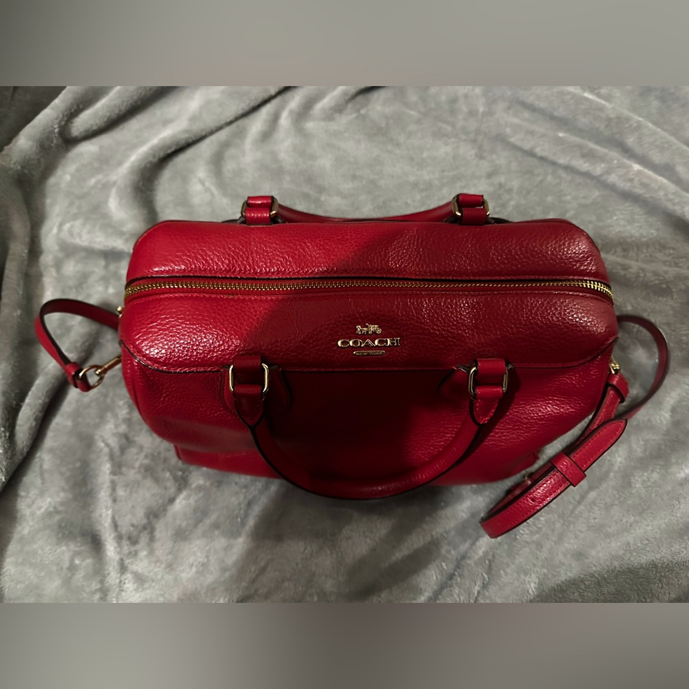 Red Coach Mini Bennett Purse